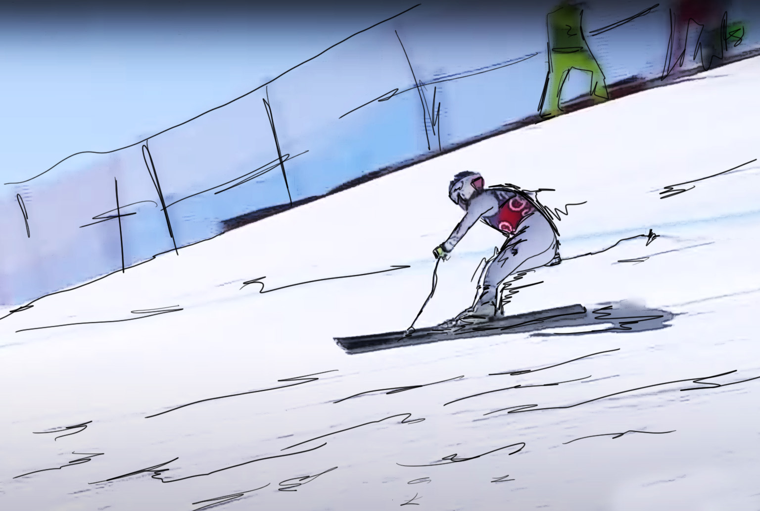 Vonn flows like water down the ski hill